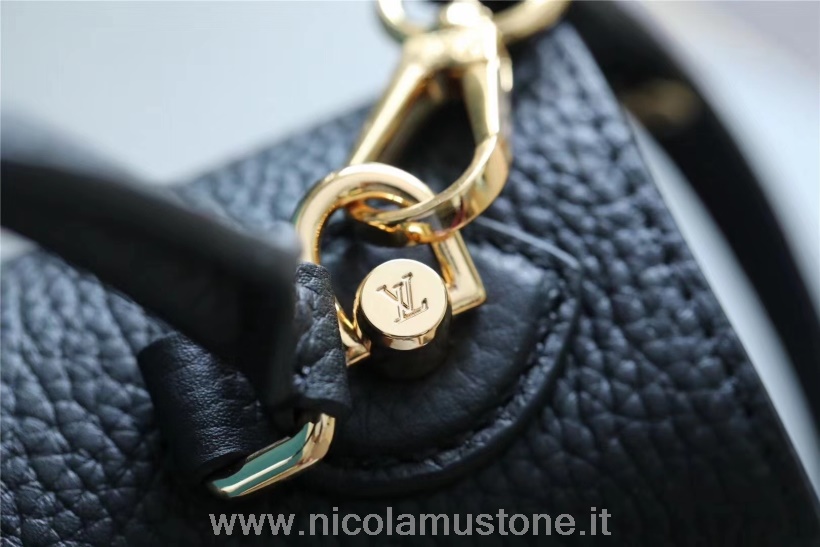 Qualità Originale Louis Vuitton Twist One Handle Bag 25cm Taurillon Clemence Tela Autunno/inverno 2020 Collezione M57093 Nero