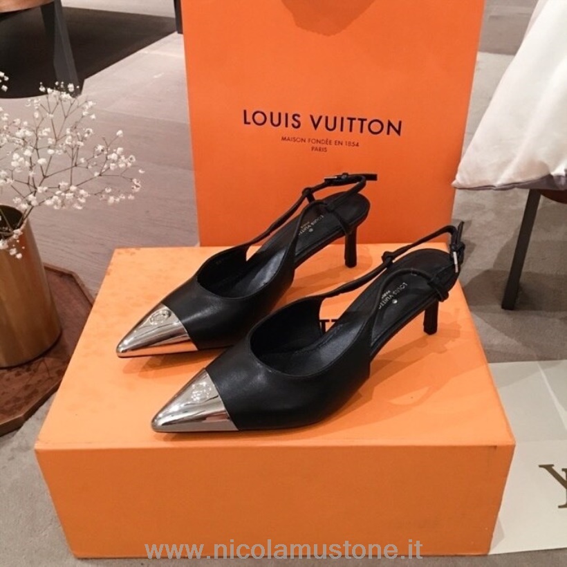 Décolleté Louis Vuitton Urban Twist Slingback Di Qualità Originale Collezione Autunno/inverno 2020 Nero