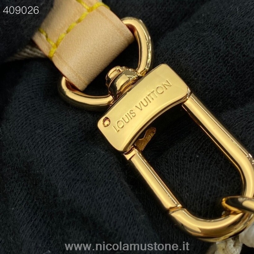 оригинално качество чанта Louis Vuitton Multi Pochette аксесоари 24см монограм платно колекция пролет/лято 2021 M57633 синьо