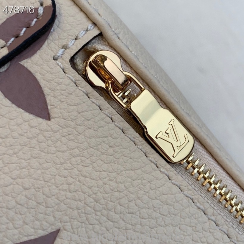 оригинално качество малка чанта за раница Louis Vuitton 20см край басейна монограм платно колекция пролет/лято 2021 M80783 бяло