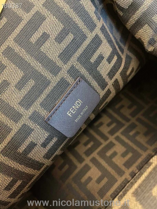 оригинално качество Fendi първи клъч средна чанта меринос овча кожа/напа кожа 32см колекция есен/зима 2021 бяла