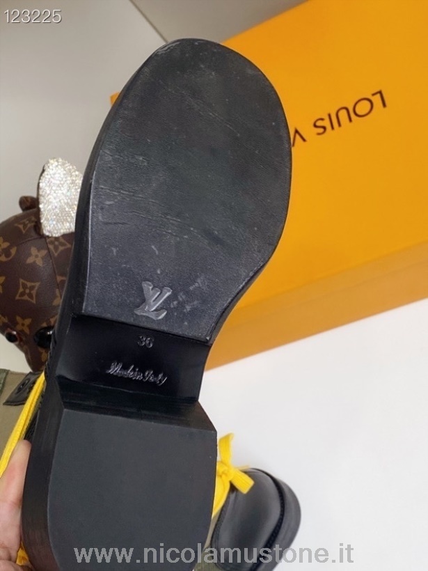 оригинално качество Louis Vuitton Metropolis равни рейнджърски ботуши телешка кожа колекция есен/зима 2020 1a679b черни