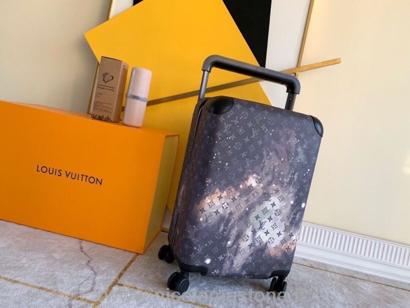 оригинално качество Louis Vuitton Horizon 55 количка за багаж монограм Galaxy Canvas колекция пролет/лято 2019 M44179 черно