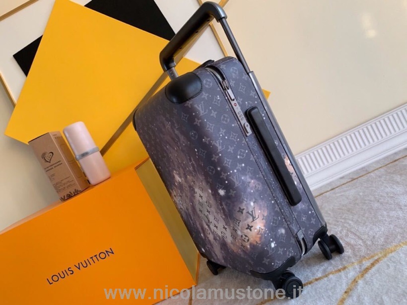 оригинално качество Louis Vuitton Horizon 55 количка за багаж монограм Galaxy Canvas колекция пролет/лято 2019 M44179 черно