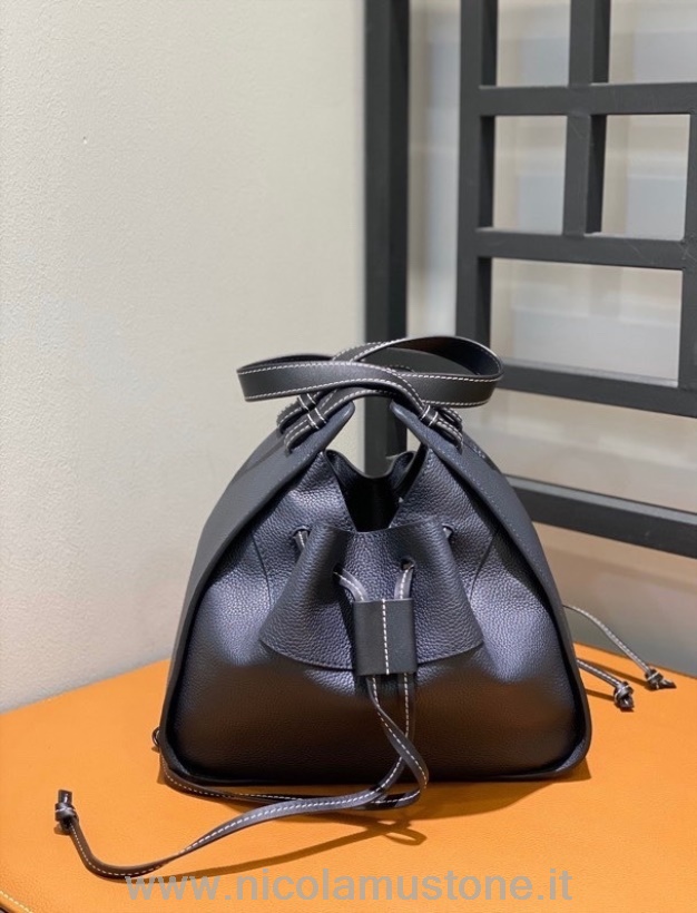 оригинално качество Loewe хамак чанта 26см 66032 телешка кожа колекция пролет/лято 2022 черна