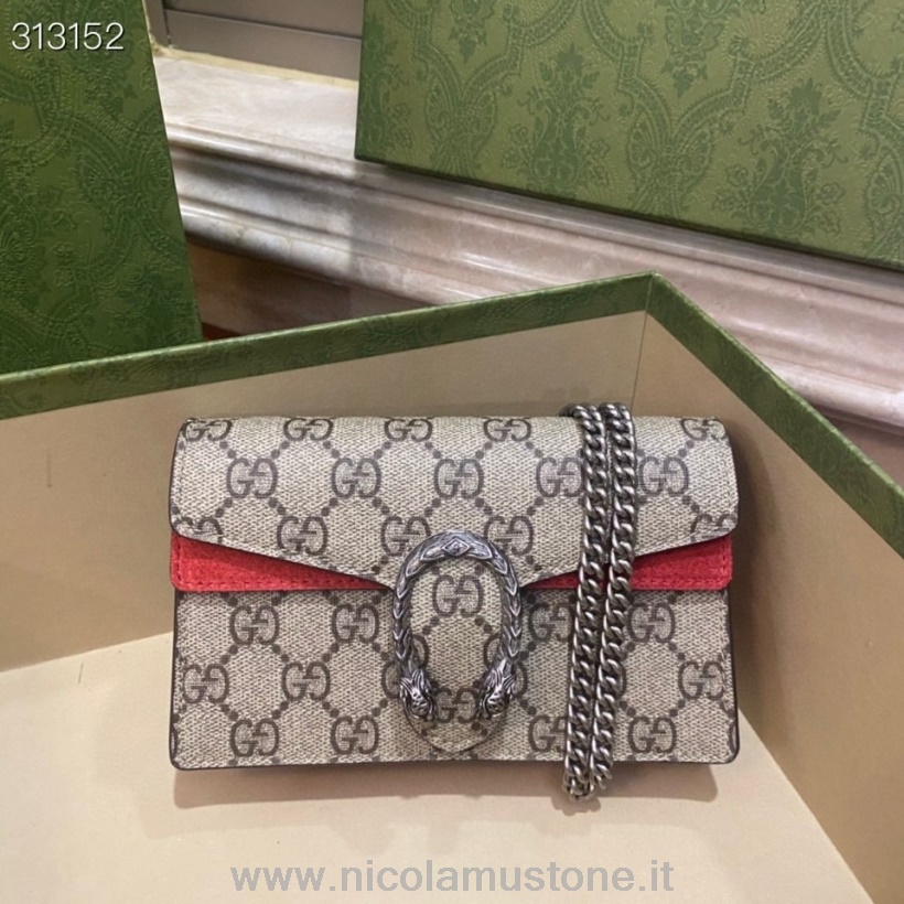 оригинално качество Gucci Dionysus чанта за рамо 16см 421970 телешка кожа колекция пролет/лято 2022 червена