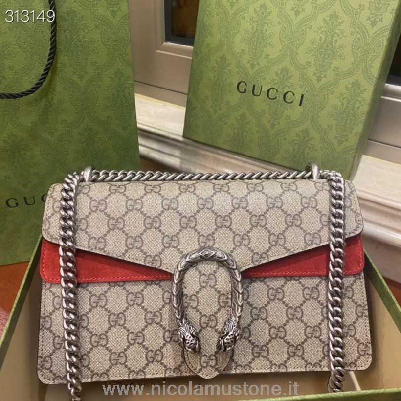 оригинално качество Gucci Dionysus чанта за рамо 28см 400249 телешка кожа колекция пролет/лято 2022 червена