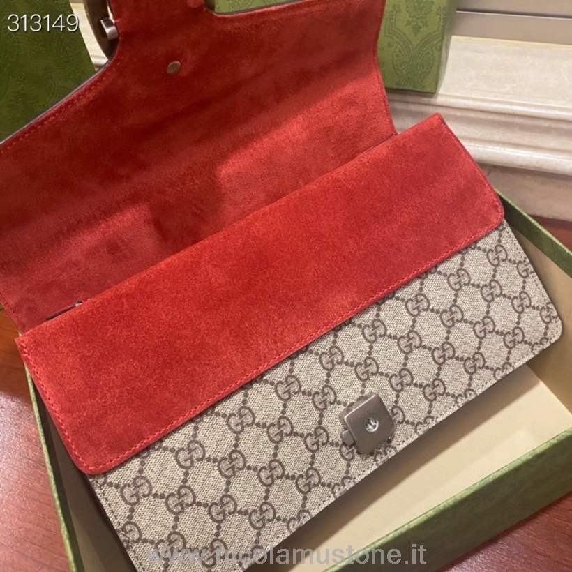 оригинално качество Gucci Dionysus чанта за рамо 28см 400249 телешка кожа колекция пролет/лято 2022 червена
