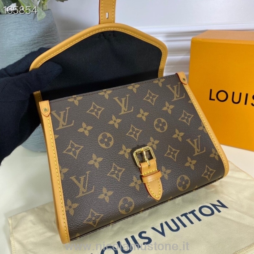 оригинално качество Louis Vuitton Bel Air Bag 24см монограм платно есен/зима колекция 2020 M44919 кафяво