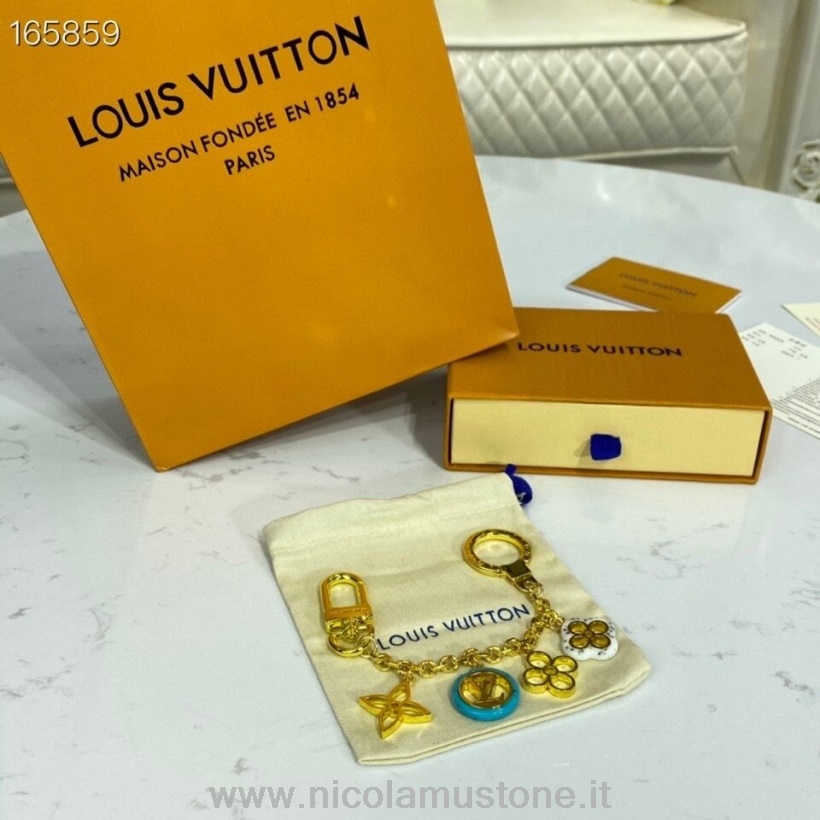 оригинално качество Louis Vuitton монограм цвете ключодържател чанта чар колекция пролет/лято 2020 M64527 многоцветен