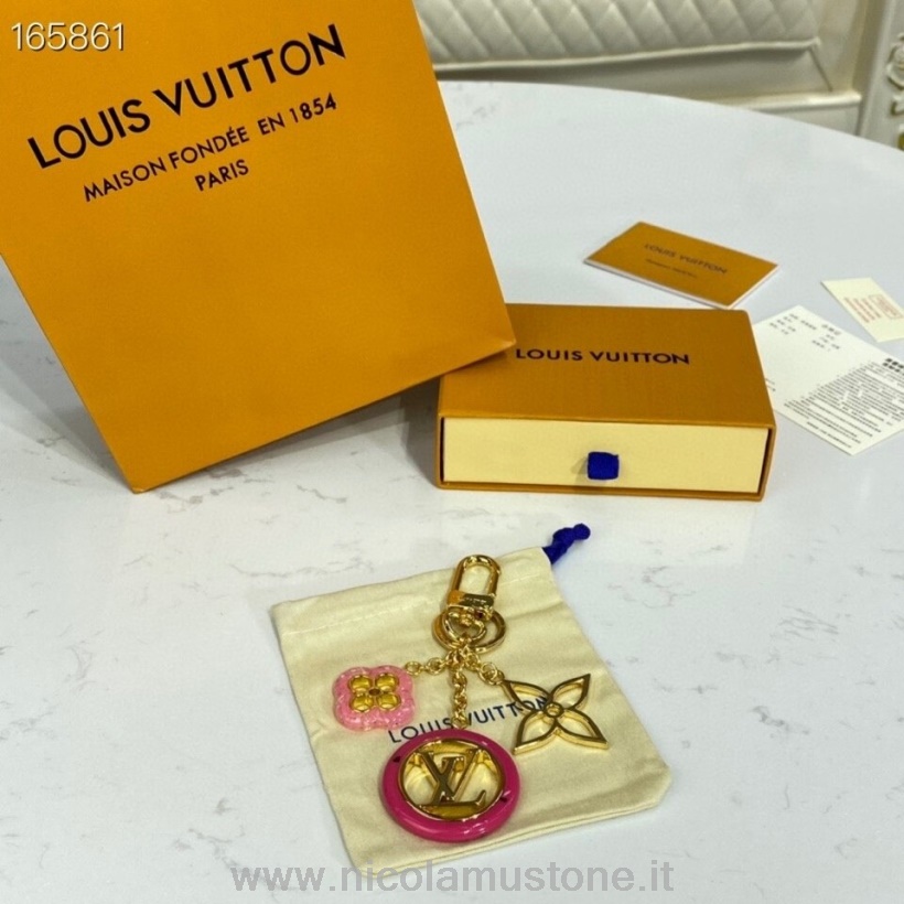 Qualità Originale Louis Vuitton Monogramma Fiore Portachiavi Fascino Borsa Primavera/estate 2020 Collezione M64525 Multicolor