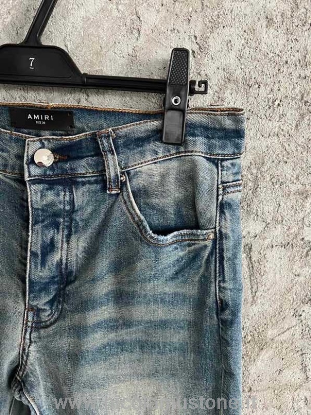 Jeans Skinny A Gamba Skinny Amiri Di Qualità Originale Collezione Primavera/estate 2022 Blu