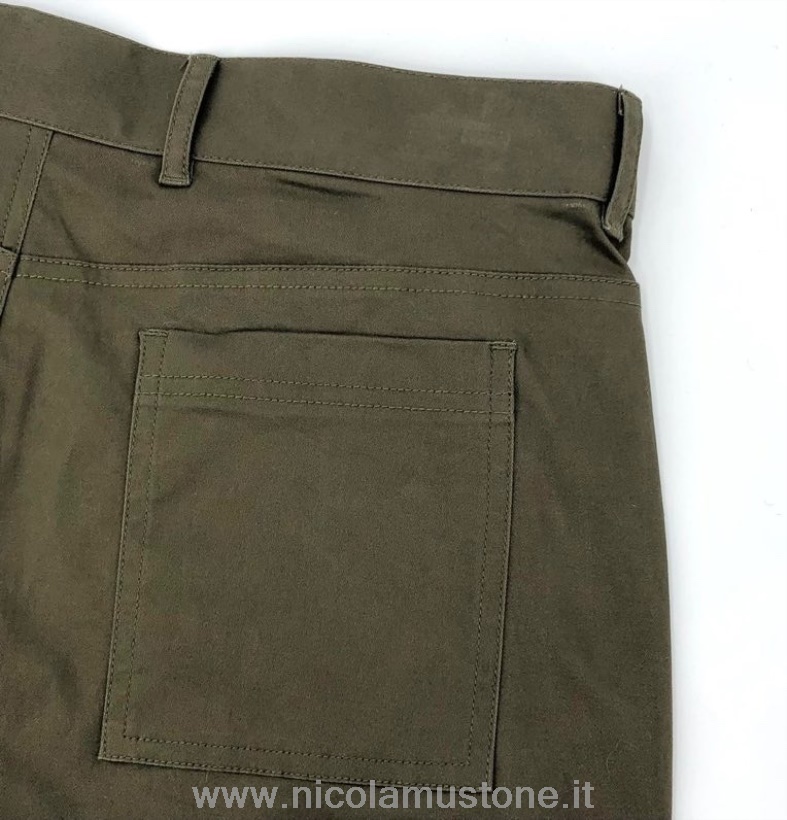 Pantaloni Cargo Con Cerniera Givenchy Di Qualità Originale Collezione Primavera/estate 2022 Verde Militare