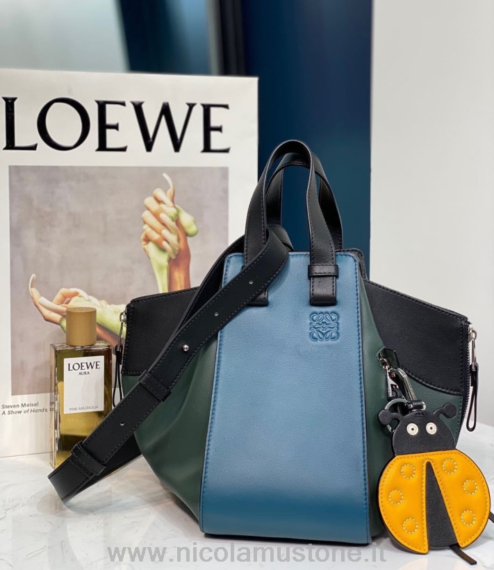 Borsa Amaca Loewe Qualità Originale 29cm Pelle Di Vitello Collezione Primavera/estate 2020 Blu/navy