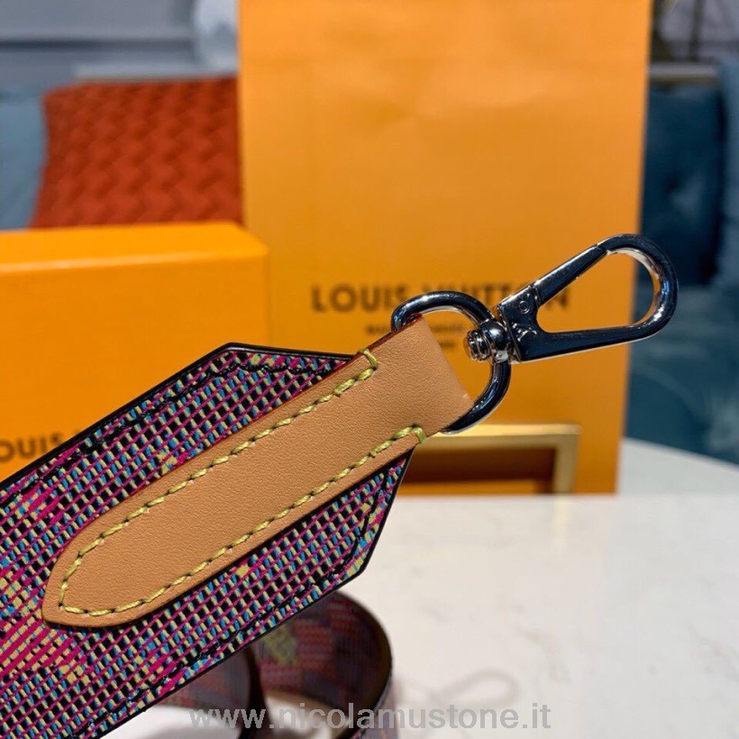 Qualità Originale Louis Vuitton Bandouliere Borsa Tracolla 90 Cm Monogramma Lv Pop Tela Collezione Primavera/estate 2019 J02470 Rosso