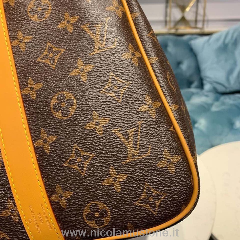 Qualità Originale Louis Vuitton Keepall Bandouliere 50 Cm Monogam Tela Collezione Autunno/inverno 2019 M44474 Marrone