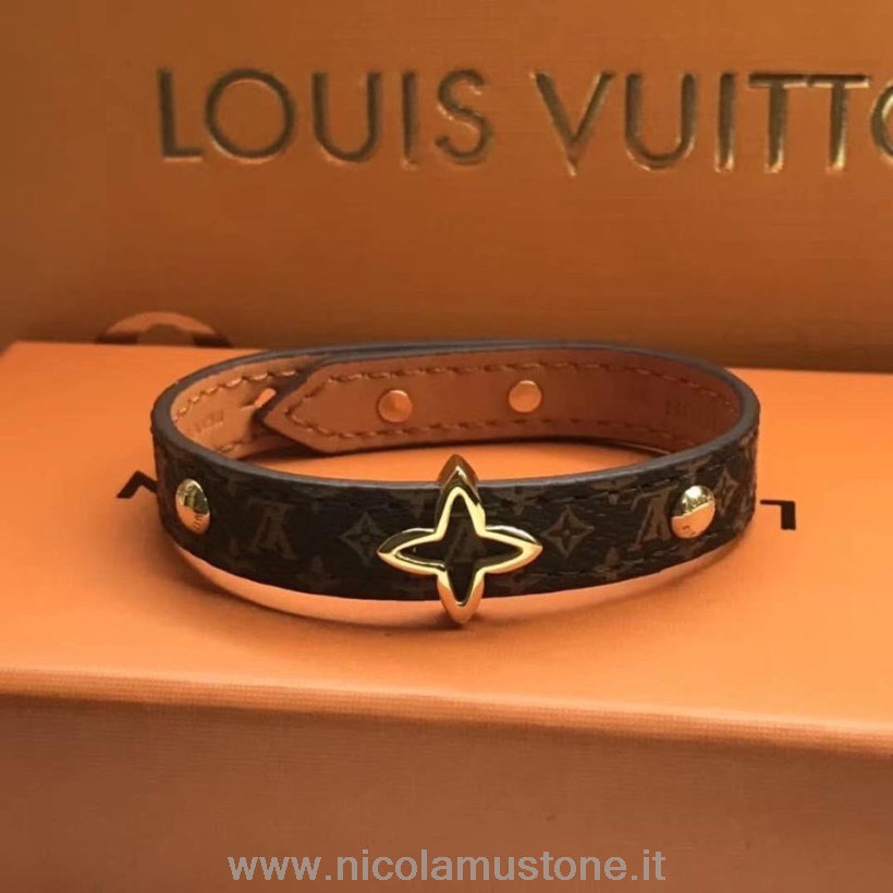 Bracciale In Tela Louis Vuitton Con Monogramma Di Qualità Originale Collezione Primavera/estate 2020 Marrone