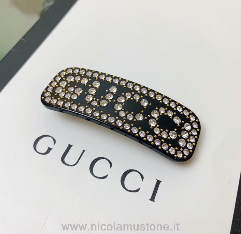 Fermaglio Per Capelli In Cristallo Gucci Di Qualità Originale Collezione Primavera/estate 2019