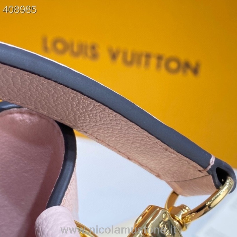 Qualità Originale Louis Vuitton By The Pool Neonoe Bb Borsa A Secchiello 20 Cm Monogramma Empreinte Tela Pelle Primavera/estate 2021 Collezione M50282 Bocciolo Di Rosa