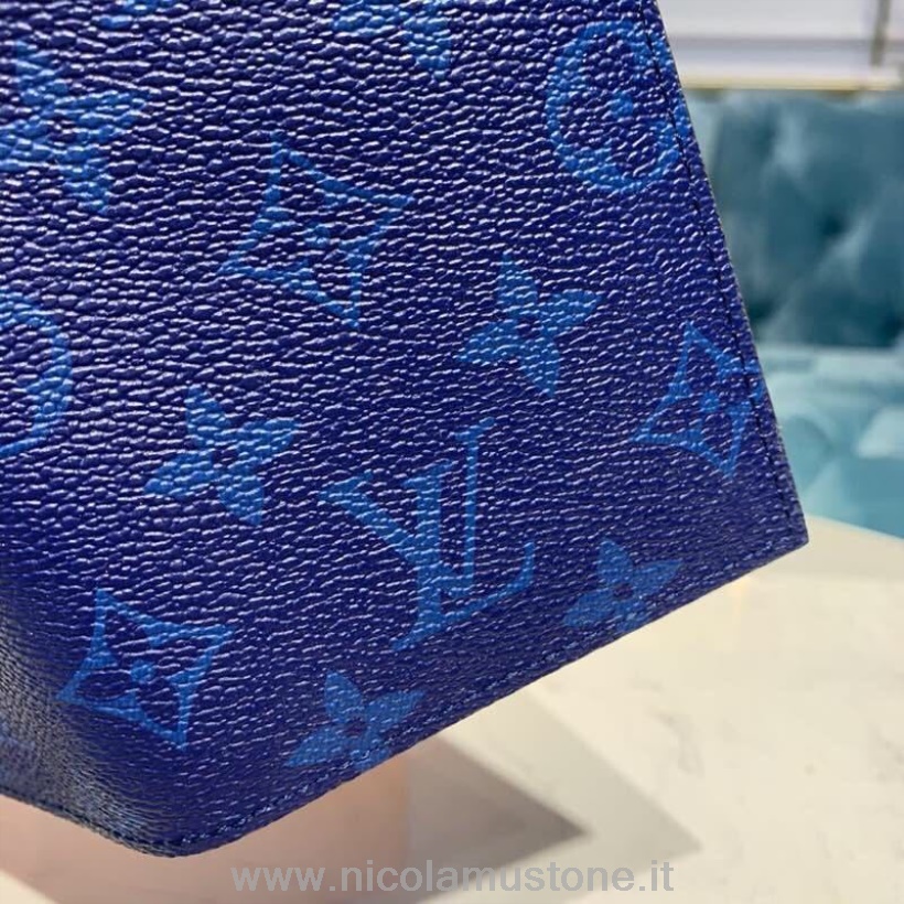 Originální Kvalitní Obal Na Pas Louis Vuitton 15cm Monogram Plátno Jaro/léto 2019 Kolekce M64501 Elmodrá