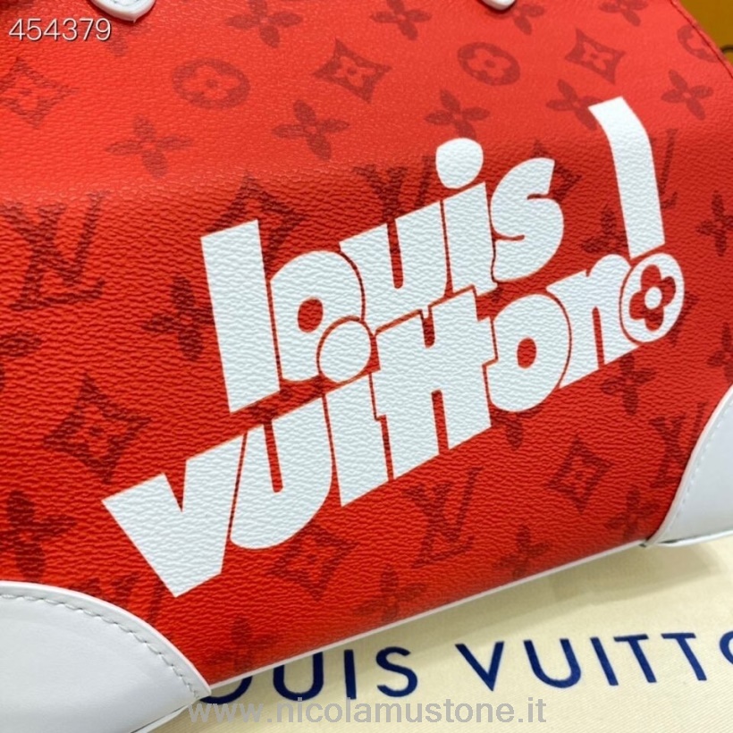 Originální Kvalita Louis Vuitton Taška Na Přenášení 24cm Monogram Plátno Kolekce Jaro/léto 2021 M46113 červená