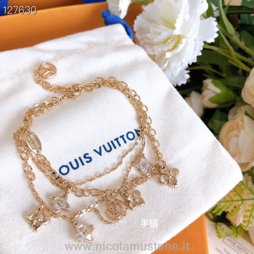 Originální Kvalitní Náramek Louis Vuitton Kolekce Podzim/zima 2020 127630 Zlato
