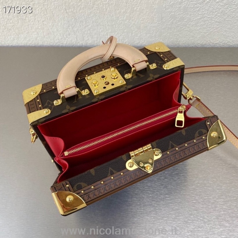 Originální Kvalita Louis Vuitton Kufr Box Taška 23cm Monogram Plátno Plavba 2021 Kolekce Hnědá