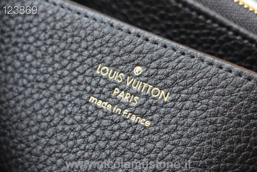 Originální Kvalitní Louis Vuitton Crafty Zippy Peněženka 20cm Monogram Empreinte Plátno Kolekce Jaro/léto 2020 M69698 černá