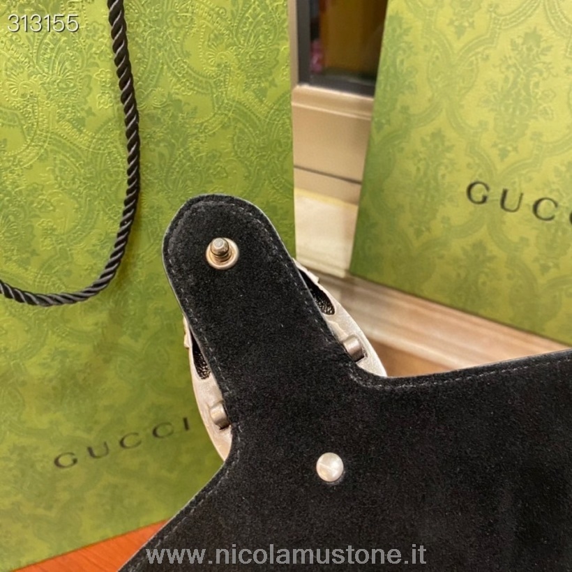 Originální Kvalitní Taška Přes Rameno Gucci Dionysus 28cm 400249 Teletina Kůže Kolekce Jaro/léto 2022 černá