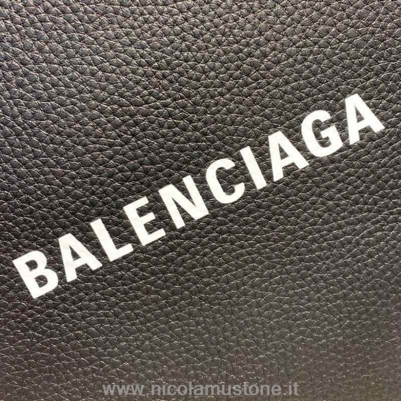 Originální Kvalitní Spojka Balenciaga 36cm Zrnitá Telecí Kůže Kolekce Jaro/léto 2020 černá
