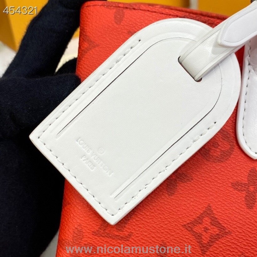 Originální Kvalita Louis Vuitton Taška Na Přenášení 32cm Monogram Plátno Kolekce Jaro/léto 2021 M46112 červená