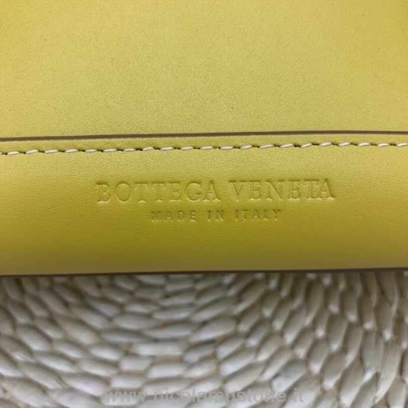 Originální Kvalitní Taška Přes Rameno Bottega Veneta Arco 48cm Teletina Kůže 2020 Kolekce Jaro/léto žlutá