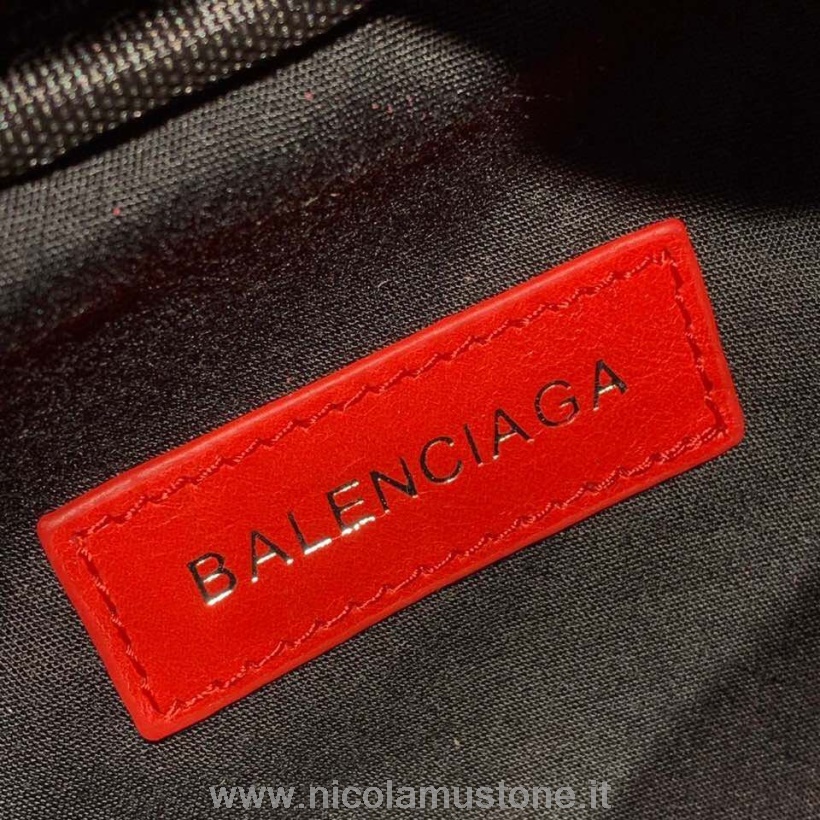 Originální Kvalitní Balenciaga Xs Taška Na Opasek 34cm Telecí Kůže Kolekce Podzim/zima 2019 červená