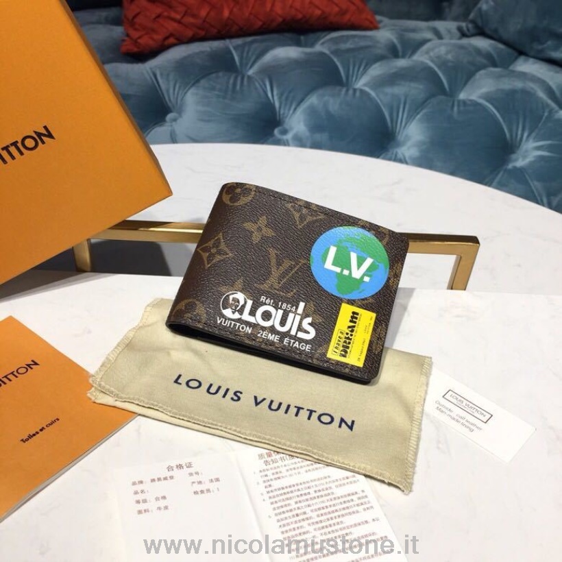 Originální Kvalita Louis Vuitton Vícenásobná 12cm Monogram Plátno Kolekce Jaro/léto 2019 M67821 Marron