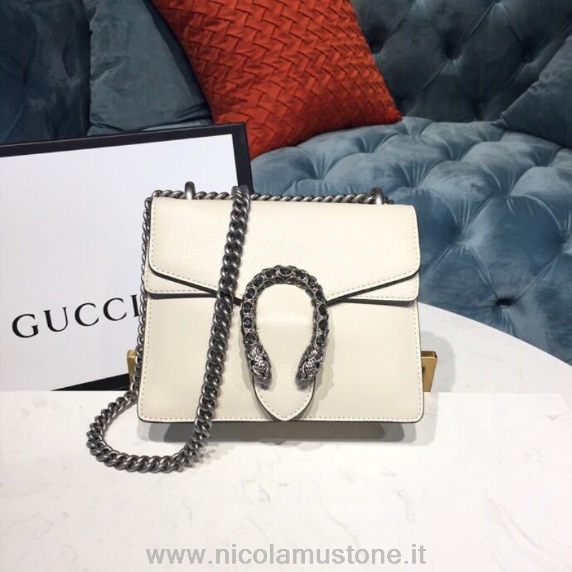 Originální Kvalita Gucci Dionysus Gg Supreme Mini Taška 421970 Teletina Kůže Kolekce Jaro/léto 2019 Bílá