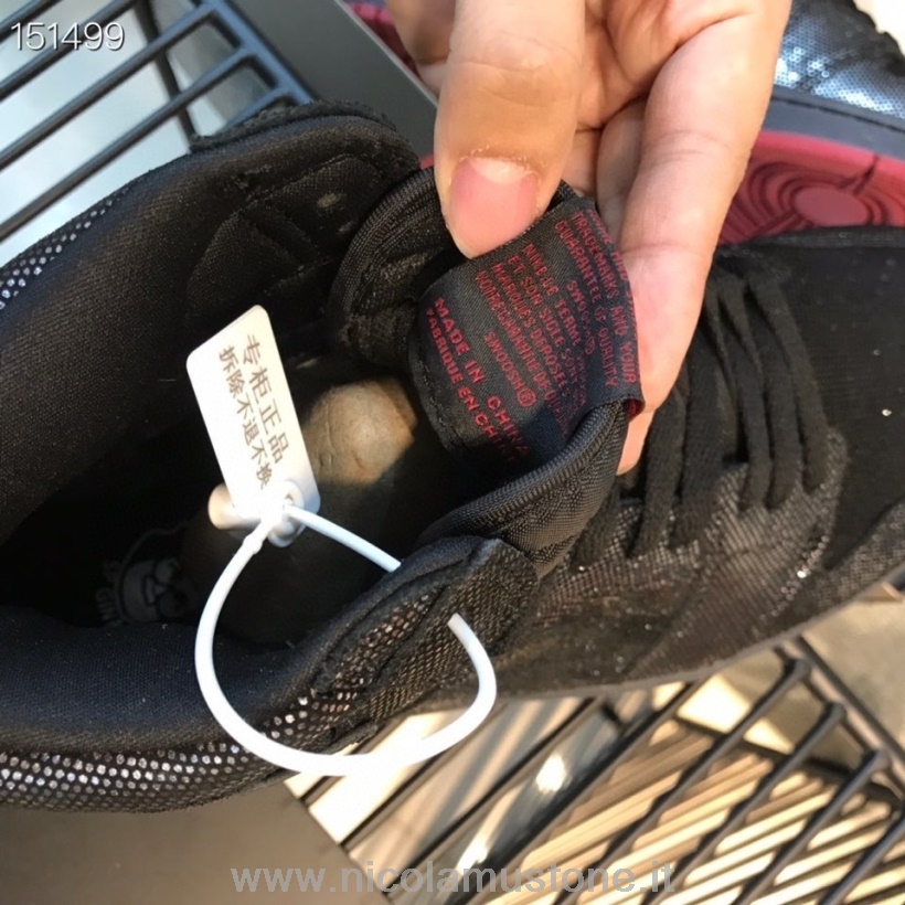 Originální Kvalita Nike Air Jordan 1 Retro Aj1 Zakázané Gs Pánské Tenisky černá/červená