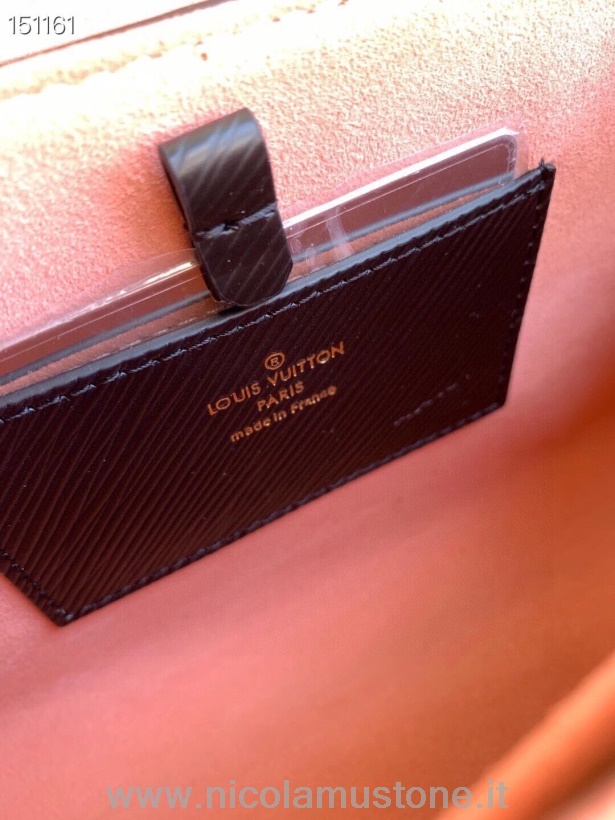 Originální Kvalita Louis Vuitton Twist Mm Taška 24cm Epi Plátno Kolekce Podzim/zima 2020 M57050 černá