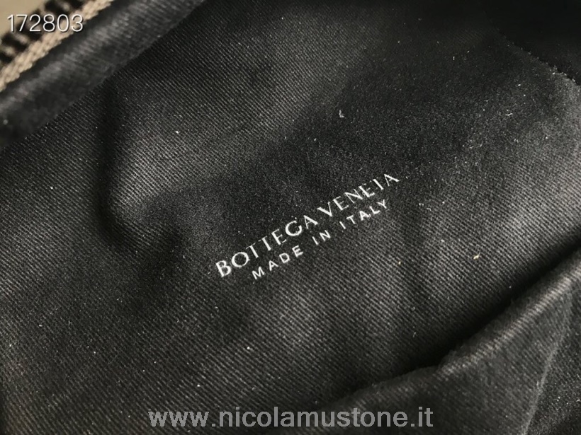 Originální Kvalitní Batoh Bottega Veneta 42cm 70078 Intrecciato Kůže Nappa Kolekce Jaro/léto 2021 šedá