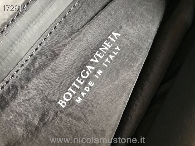 Originální Kvalitní Batoh Bottega Veneta 54cm 629858 Teletina Kůže Kolekce Jaro/léto 2021 černá