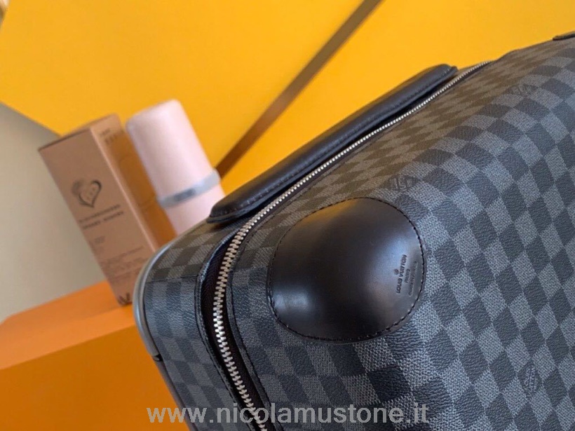 Originální Kvalita Louis Vuitton Horizon 55 Zavazadlový Vozík Damier Grafitové Plátno Jaro/léto 2019 Kolekce N23209 černá