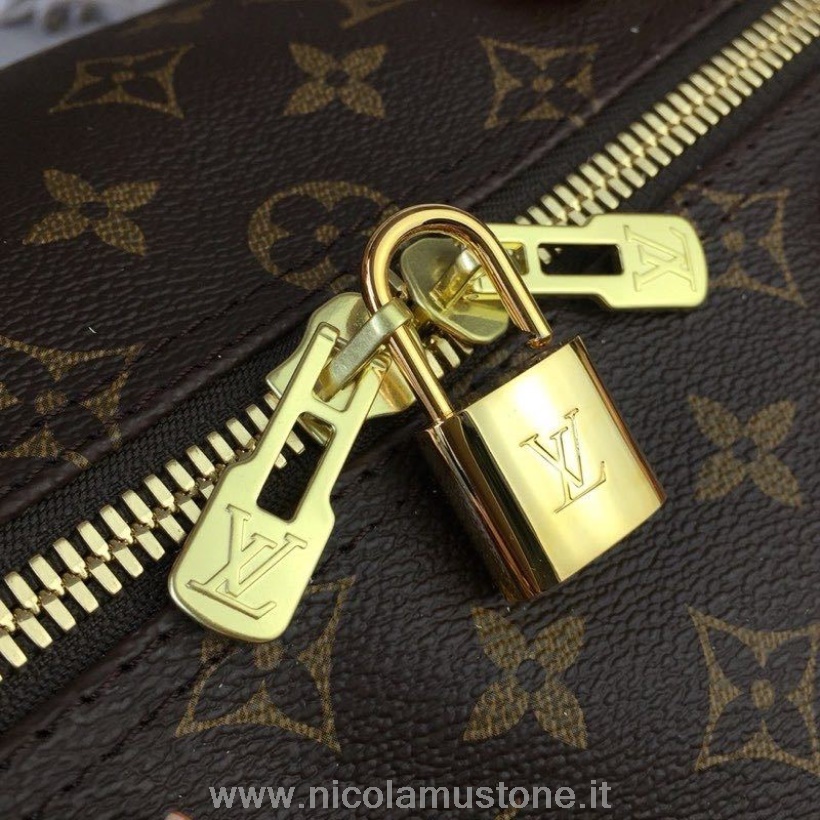 Originální Kvalita Louis Vuitton Keepall Bandouliere 50cm Monogam Plátno Podzim/zima 2019 Kolekce M41416 Hnědá