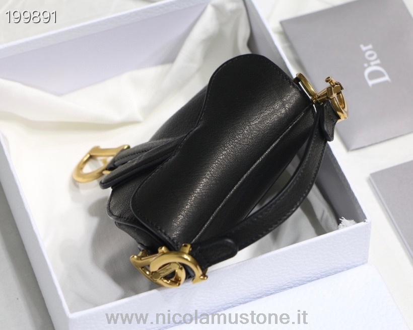 Originální Kvalitní Christian Dior Lady Dior Micro Taška 12cm S Kozí Kůží Kolekce Podzim/zima 2021 černá