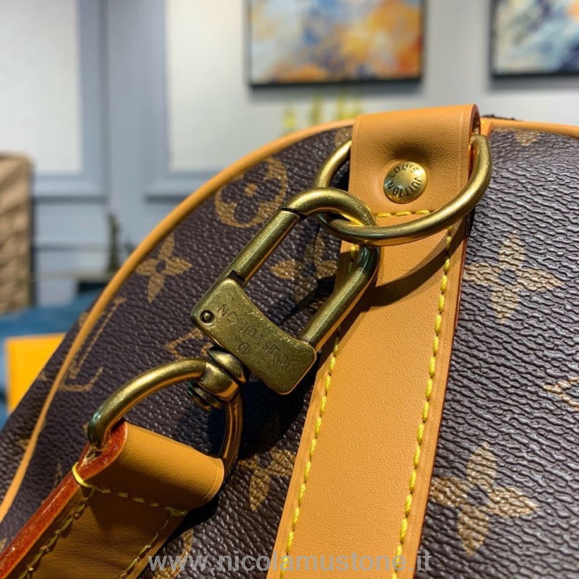 Originální Kvalita Louis Vuitton Keepall Bandouliere 50cm Monogam Plátno Kolekce Podzim/zima 2019 M44474 Hnědá