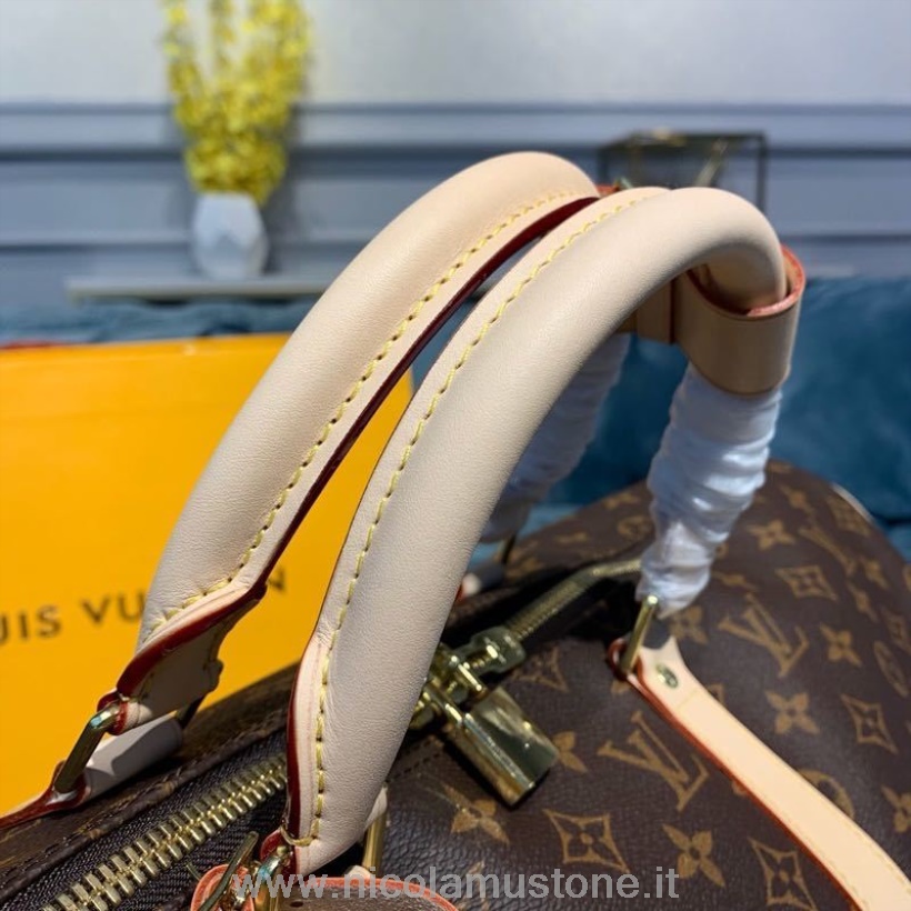 Originální Kvalita Louis Vuitton Keepall Bandouliere 50cm Monogram Plátno Podzim/zima 2019 Kolekce M41416 Hnědá