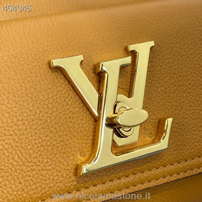 Originální Kvalitní Taška Louis Vuitton Lockme Kbelík 24cm Zrnitá Teletina Kůže Jaro/léto 2021 Kolekce M57689 Arizona