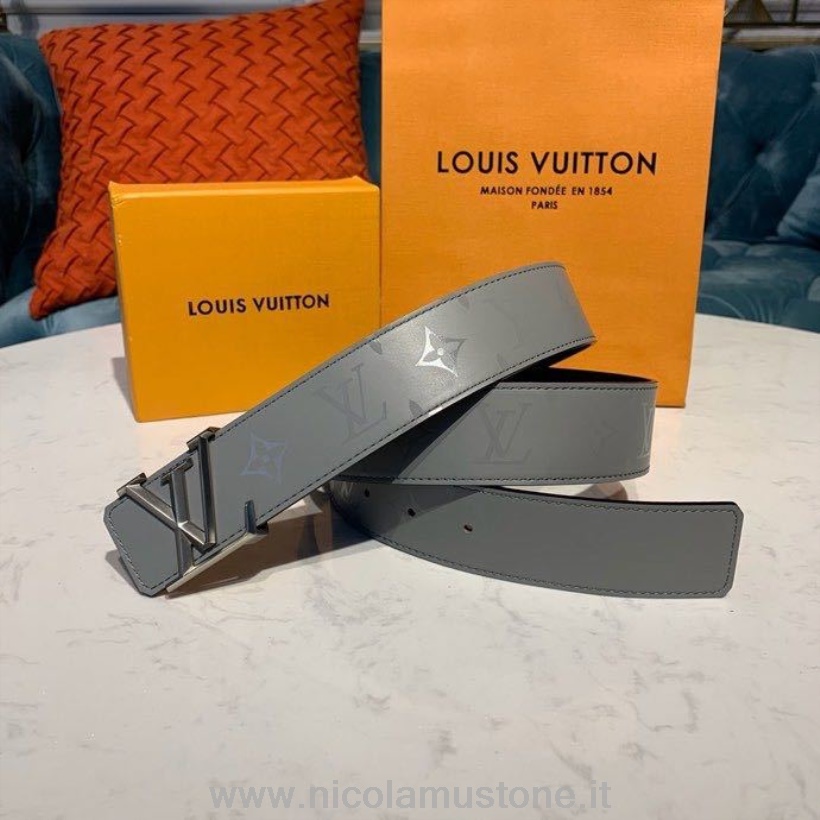 Original Kvalitet Louis Vuitton Pyramid 40 Bælte Monogram Illusion Lærred Forår/sommer 2020 Kollektion M0121u Grå