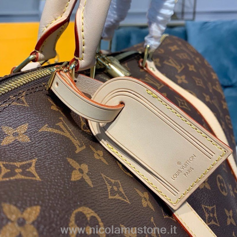 Original Kvalitet Louis Vuitton Keepall Bandouliere 50cm Monogram Lærred Efterår/vinter 2019 Kollektion M41416 Brun