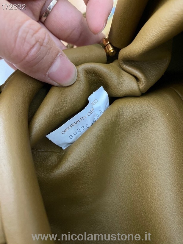 Original Qualität Bottega Veneta The Mini Bag 22cm 585852 Kalbsleder Frühjahr/sommer 2021 Kollektion Senf