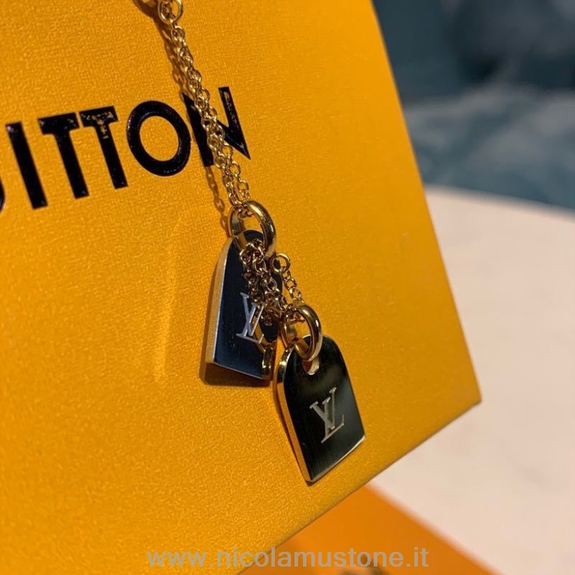 Louis Vuitton Monogramm Anhänger Halskette Frühjahr/sommer 2020 Kollektion M61073 Gold In Originalqualität