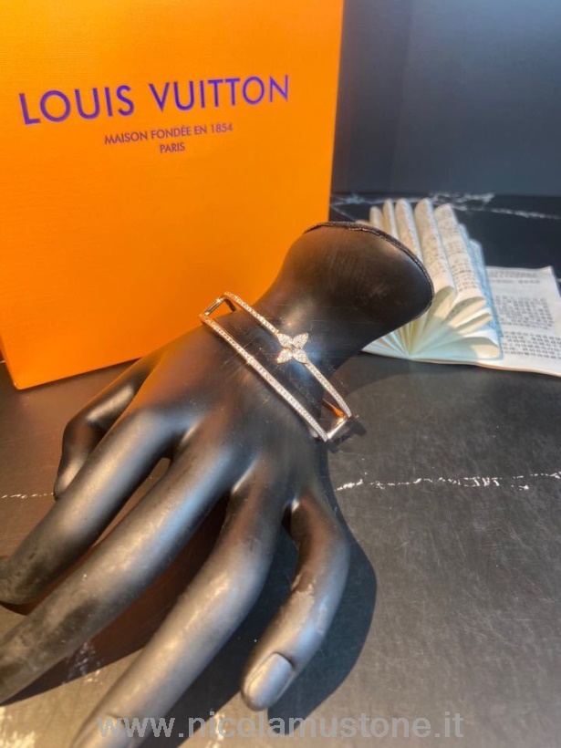 Original Qualität Louis Vuitton Idylle Blossom Zweireihig Diamanten Armband Frühjahr/sommer 2020 Kollektion Q95813 Roségold